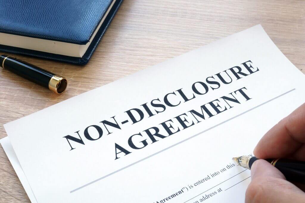 Signer des accords de non-divulgation