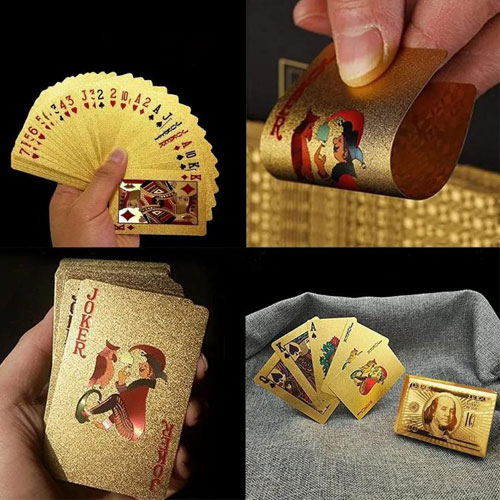 Gold Plated Playing Cards