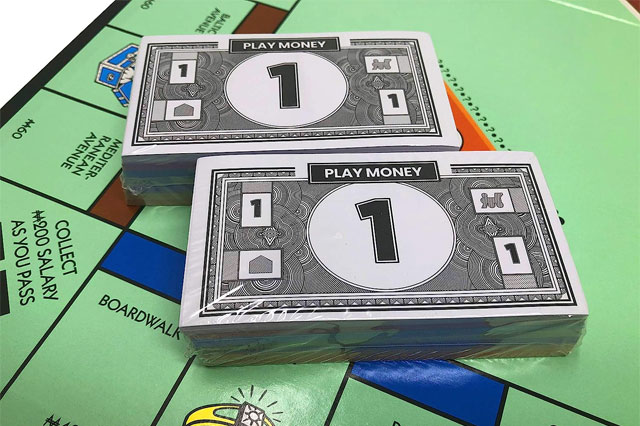 Board Game Play Money