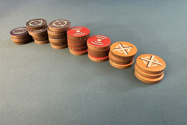 Cardboard Game Tokens