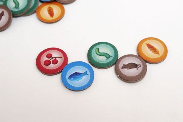 Set Pezzi Di Ricambio Gettoni Cibo Per Gioco Da Tavolo Wingspan - Token Usati