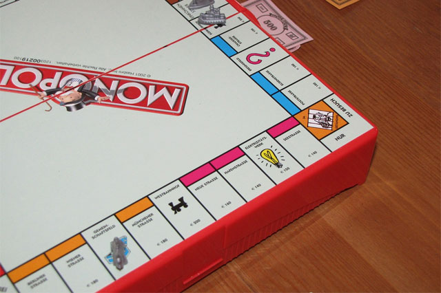 Tableau Monopoly personnalisé