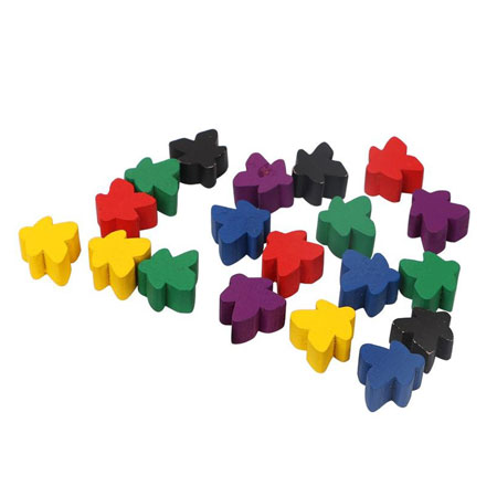 Wooden Meeples