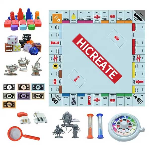 Hicreate Monopoly Board Game Version