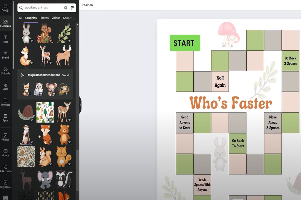 Create Board Games with Canva
