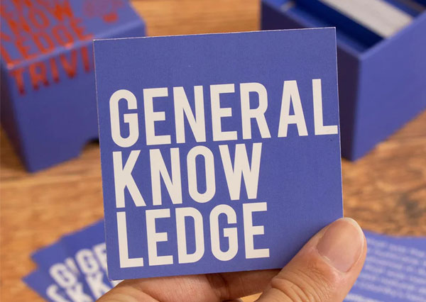 General Knowledge Trivia Cards General Knowledge Trivia Cards