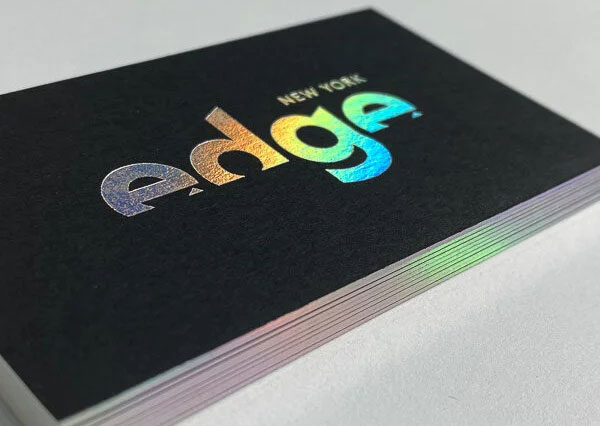 Holographic Foil Stamped Cards Holographic Foil Stamped Cards