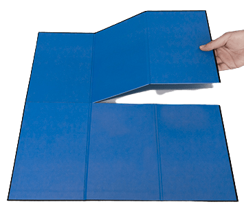 Plateaux de pliage en six
