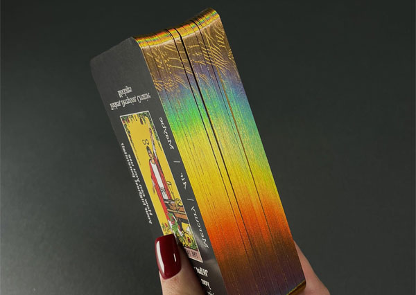 Rainbow Edged Tarot Cards