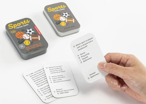 Sports Trivia Cards Sports Trivia Cards
