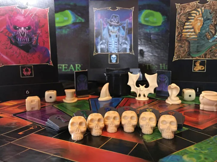 Horror Board Game Visual Design