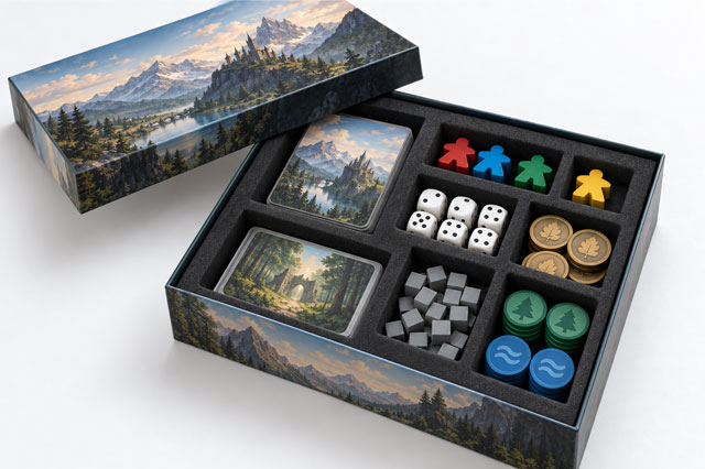 Game Box with EVA Foam Insert