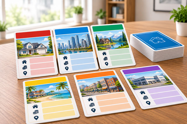 Monopoly Property Cards