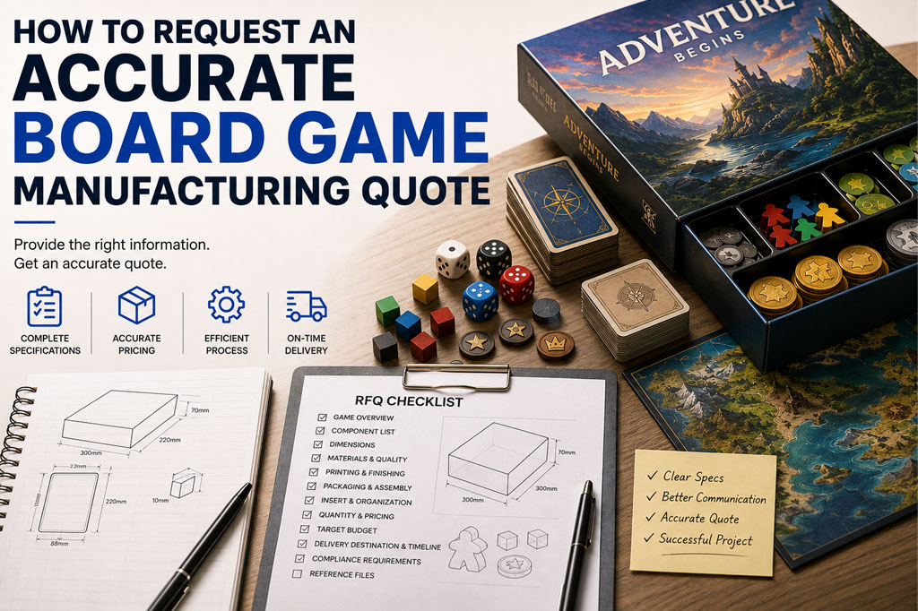Request an Accurate Board Game Manufacturing Quote