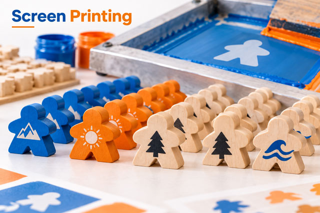 Meeple com Serigrafia