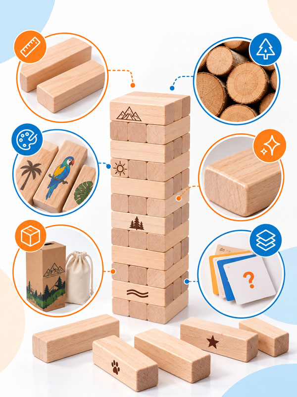 Tumbling Tower Manufacturing Specifications