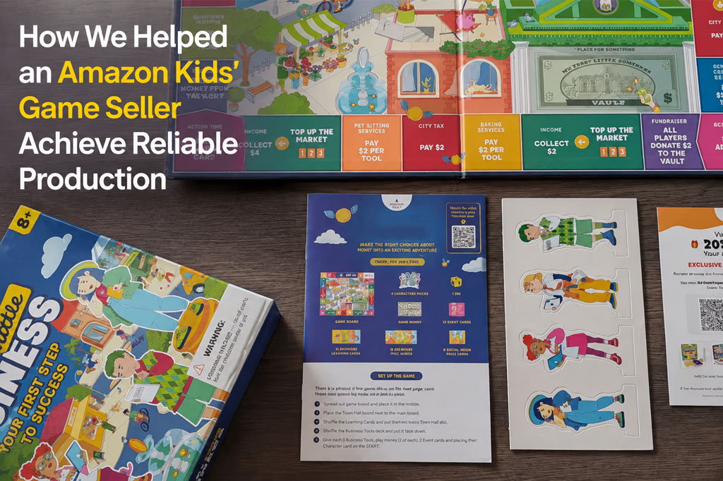 How We Helped an Amazon Kids’ Game Seller Achieve Reliable Production
