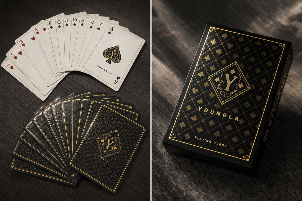 Custom Poker Set with Foil Stamping