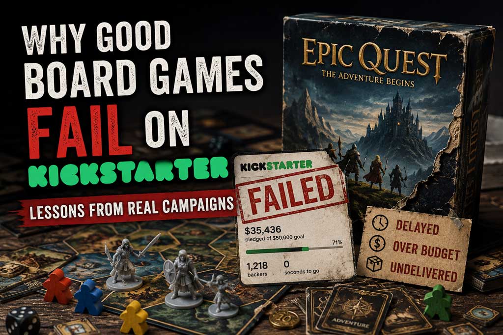 Why Good Board Games Fail on Kickstarter